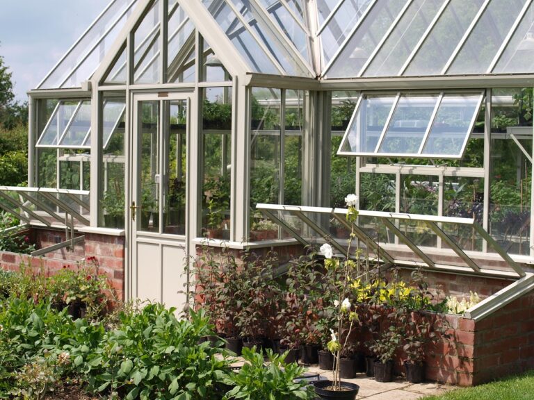 greenhouse in a garden