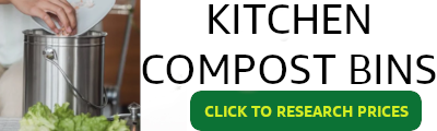 banner showing kitchen composters and an invitation to research prices.